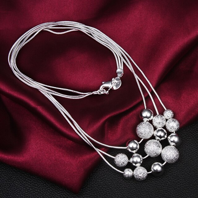  Uyuan Women's 925silver Delicacy Silver Ornament Necklace