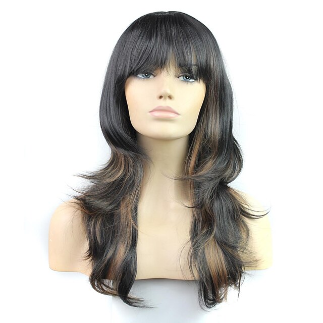  Synthetic Wig Style Wig Black Synthetic Hair Women's Black Wig Halloween Wig