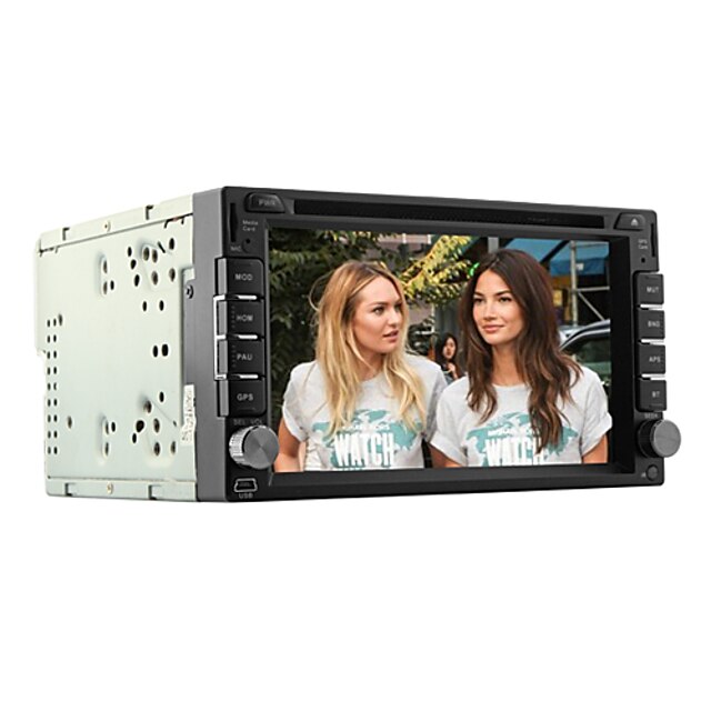 6.2 Inch 2DIN Mirror Link(Connect Android System Cellphone) Car DVD Player with Radio,Bluetooth,GPS