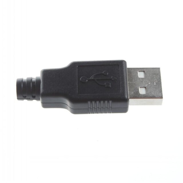  USB Type A Plug Male Three-Piece (10 sets)