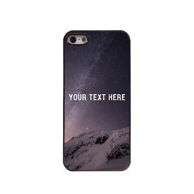  gepersonaliseerde telefoon case - woestijn ontwerp metalen behuizing voor de iPhone 5 / 5s