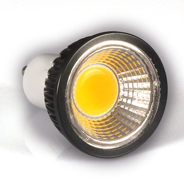  GU10 Точечное LED освещение MR16 1 COB 350-400 lm Тёплый белый Регулируемая AC 220-240 V