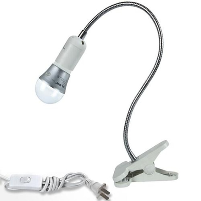  Zdm 1 pc e27 / e26 suporte da lâmpada estendida 35 cm pescoço de cisne mesa de escritório clip titular da lâmpada com interruptor nos ligar comprimento do fio de 1700 cm (sem luzes)