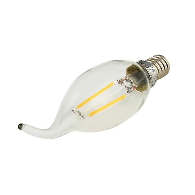 YouOKLight LED лампы в форме свечи 400-450 lm E14 C35 2 Светодиодные бусины COB Декоративная Тёплый белый 220-240 V / RoHs