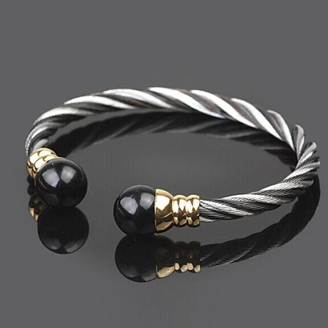  Браслет цельное кольцо Уникальный дизайн Мода Титановая сталь Бижутерия Бижутерия Назначение Для вечеринок Повседневные