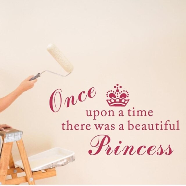  Wall Stickers Wall Decals, Home Decoration Princess Girl Nursery PVC Mural Wall Stickers