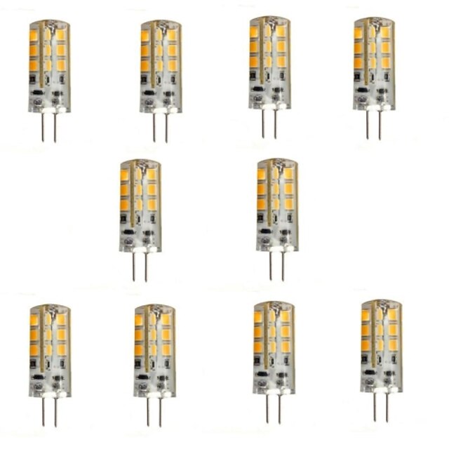  10PCS G4 2835SMD 24LED 200LM LED Bi-pin Lights Warm White Cool White Led Corn Bulb Chandelier Lamp DC 12V