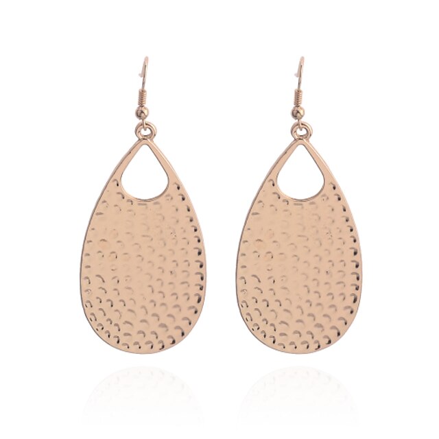  Drop Earrings Alloy Drop Golden Jewelry Party Daily Casual 2pcs