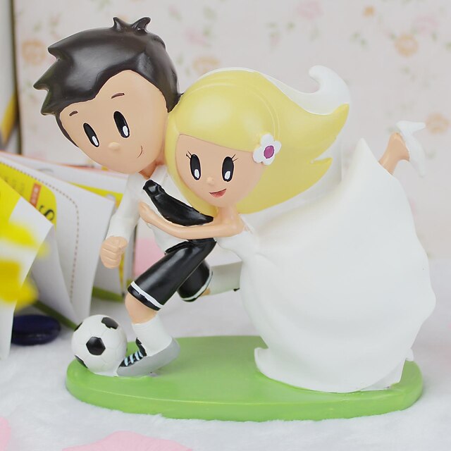  Cake Topper Classic Couple Resin Wedding / Bridal Shower Asian Theme Gift Box