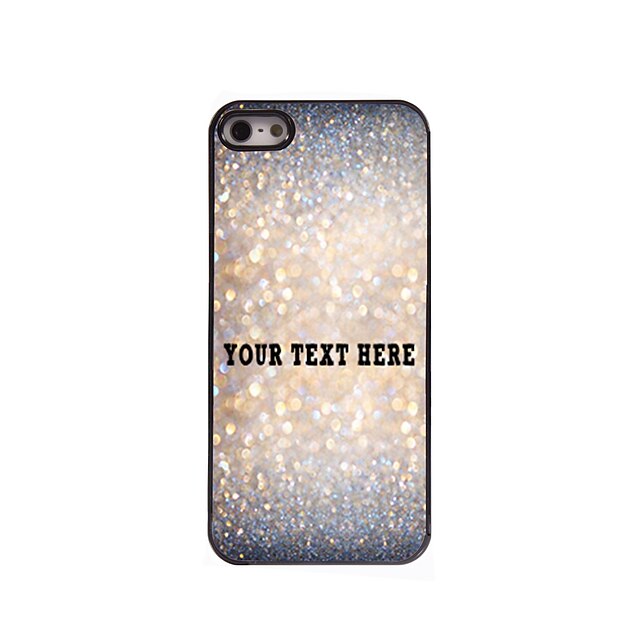  Personalized Phone Case - Sparkle Design Metal Case for iPhone 5/5S