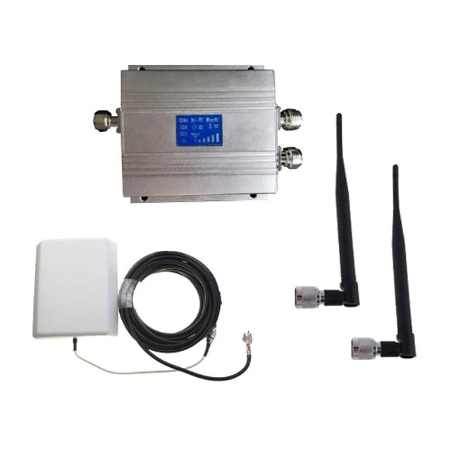 Новый ЖК 3g980 2100MHz бустер мобильного сигнала с комплектом антенной панели