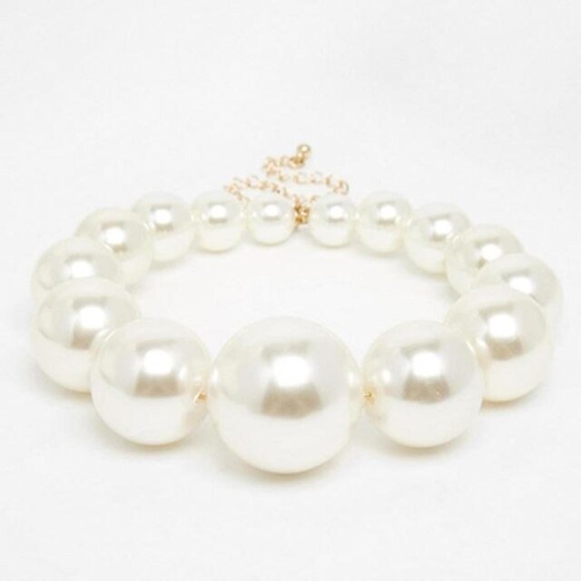  Damen Elegant Perlenbesetzt Europäisch Kragen Perlenkette Perle Kragen Perlenkette .