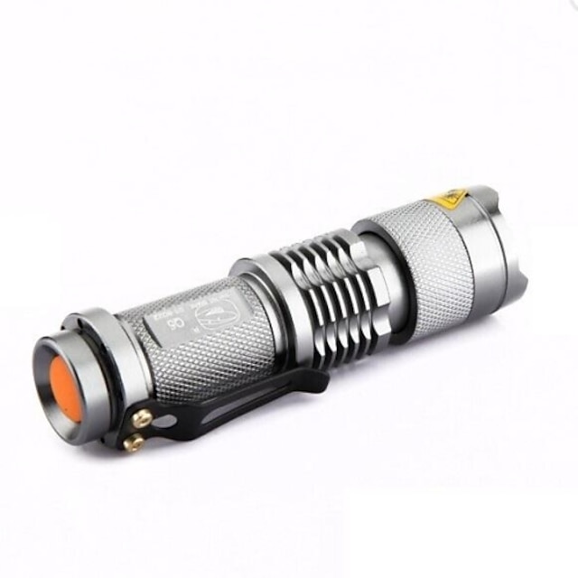  LS005 LED zseblámpák Vízálló Nagyítható 300 lm LED Cree® XR-E Q5 1 Sugárzók 1 világítás mód Vízálló Nagyítható Újratölthető Mini Állítható fókusz Ütésálló Kempingezés / Túrázás / Barlangászat