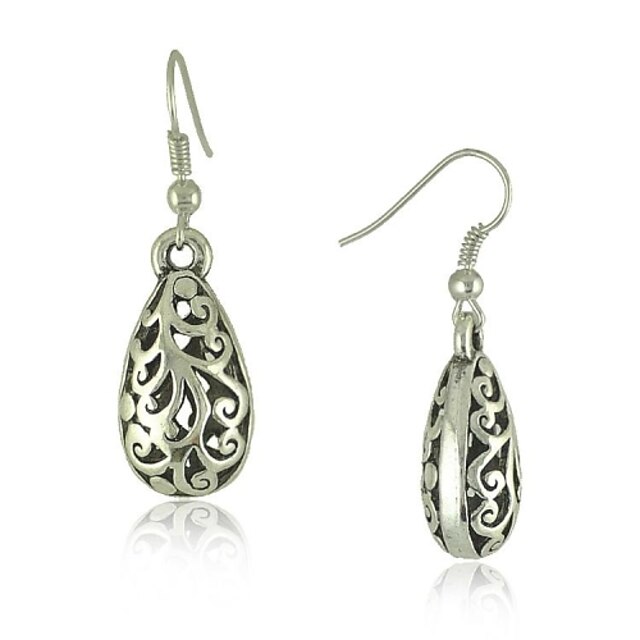  Ethnic Vintage Tibetan Silver Carving Drop Earrings Vintage Jewelry Earrings