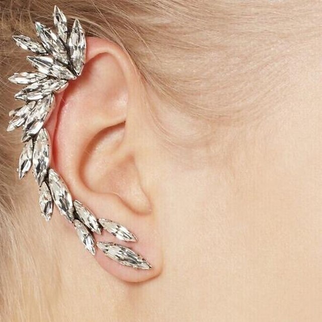  Damen Ohr-Stulpen Helix Ohrringe damas Modisch Europäisch Einfacher Stil Harz Ohrringe Schmuck Silber Für Alltag