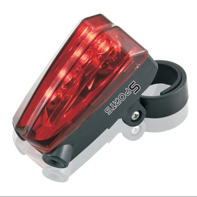  Światła rowerowe Tylna lampka rowerowa światła bezpieczeństwa reflektory bezpieczeństwa LED Laser KolarstwoOdporne na czynniki zewnętrzne