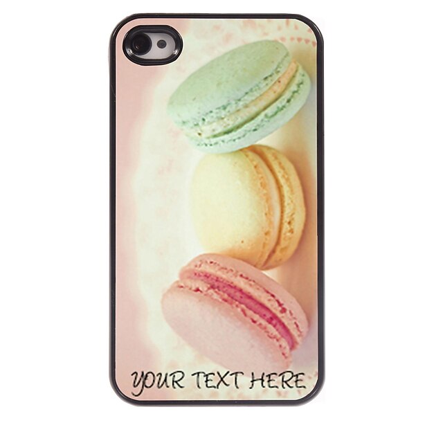  Personalized Phone Case - Bread Design Metal Case for iPhone 4/4S