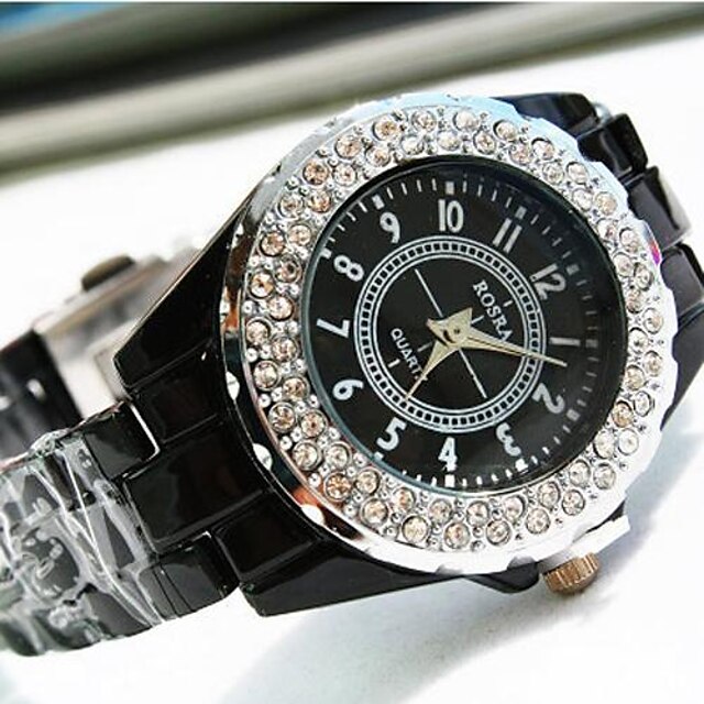  Women's Round Dial Titanium Steel Strip Band Quartz Fashion Watch Cool Watches Unique Watches