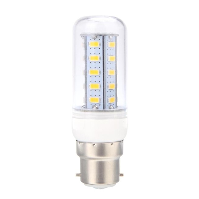  B22 LED лампы типа Корн 36 светодиоды SMD 5730 Тёплый белый 400lm 3000K AC 220-240V 