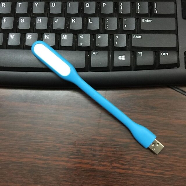  1.2W Licht USB-LED tragbare biegbar blaue Lampe für Laptop-PC Notebook