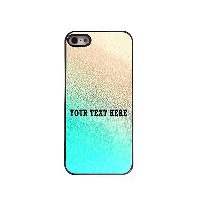  Personalized Phone Case - Gold Design Metal Case for iPhone 5/5S