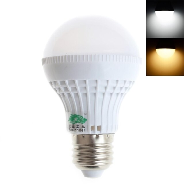 5W E26/E27 LED-globepærer A60(A19) 18 SMD 2835 280 lm Varm hvid Kold hvid Dekorativ Vekselstrøm 220-240 V