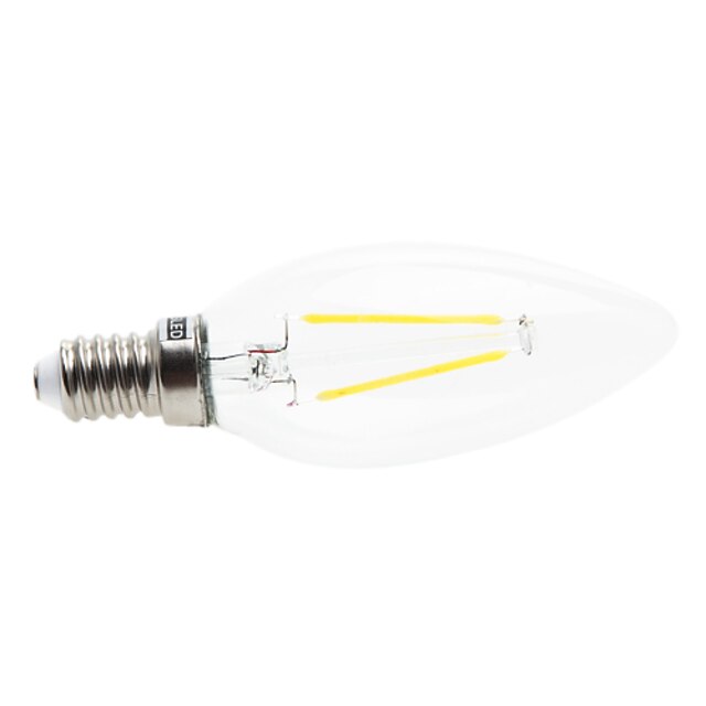  E14 3W 2 220-240 LM Тёплый белый / Естественный белый LED лампы накаливания AC 100-240 V