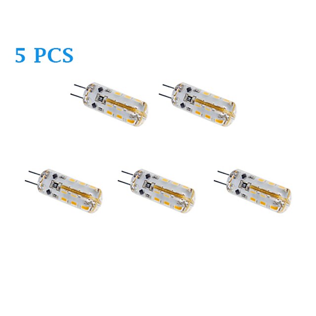  5pcs 170lm G4 Spot LED Perles LED Blanc Chaud Blanc Froid 12V