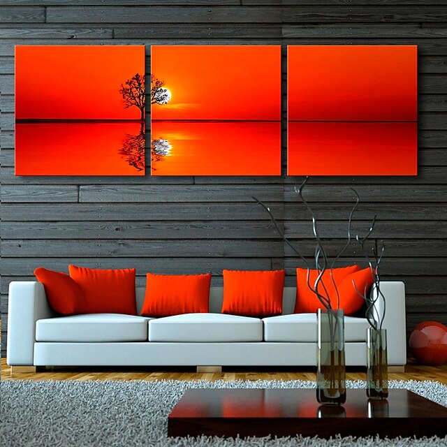 EHOME® Stretched Canvas Art The Reflection of The Trees Decoration