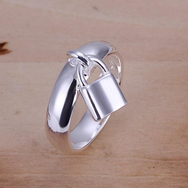  Women's Band Ring - Silver Plated Fashion 8 For Wedding / Party / Daily