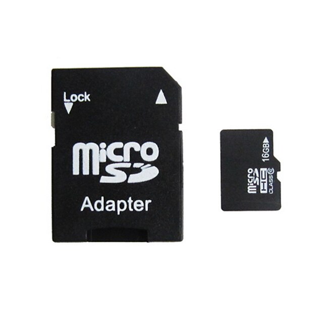  16gb micro sd minnekort / TF kort med SD-adapter