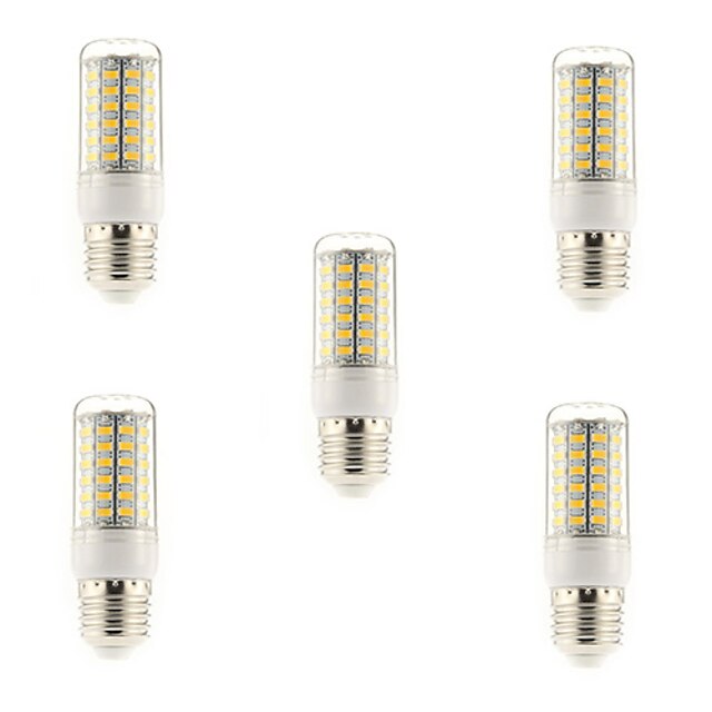  5 stuks 5 W LED-maïslampen 450 lm E14 G9 E26 / E27 T 69 LED-kralen SMD 5730 Warm wit Koel wit 220-240 V
