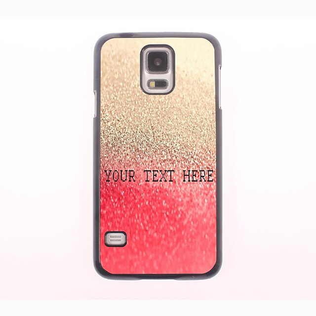  Personalized Phone Case - Red Drop of Water Design Metal Case for Samsung Galaxy S5
