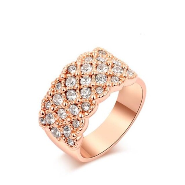  Ring Rose Gold Rose Gold Princess Classic 1pc 5 6 7 8 9 / Women's / Party