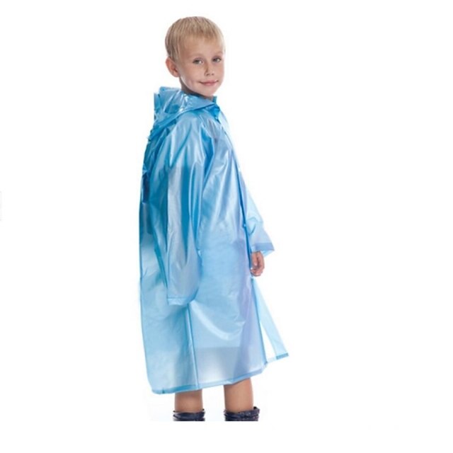  Jungen Mädchen Regenponcho Wasserdichte Wanderjacke Regenjacke Herbst Frühling Sommer Außen Wasserdicht Tragbar Regendicht Rasche Trocknung Regenmantel Ponchos Oberteile N / A Campen und Wandern