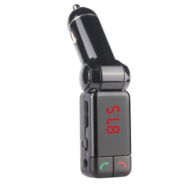  Bluetooth Dobbelt Usb Bil Oplader Aux-Fm-Sender Håndfri Mikrofon Til Iphone 6 6 Plus 5S 4S Og Andre
