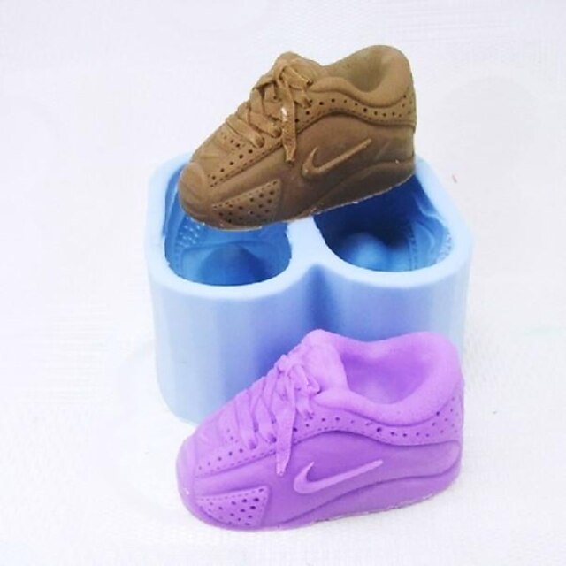  paire de chaussures fondant moule à chocolat moule à cake outil de cuisson