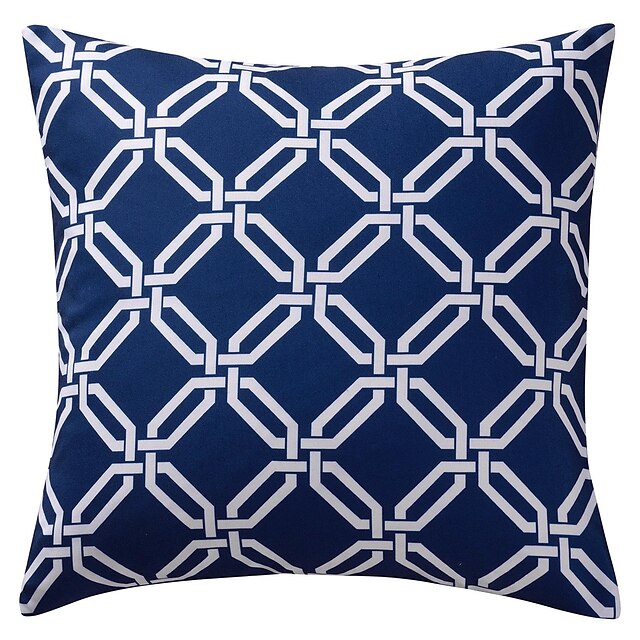  1 pcs Polyester Pillow Cover / Pillow With Insert, Geometric Modern Contemporary