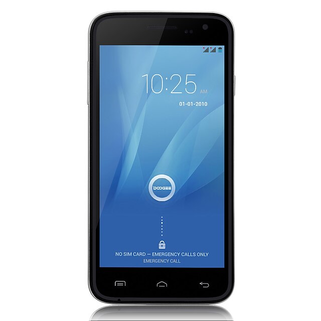  doogee® dg310 ram 1gb + rom 8GB android 4.4 3g smartphone med 5,0 '' skærm, 5MP tilbage kamera, quad core