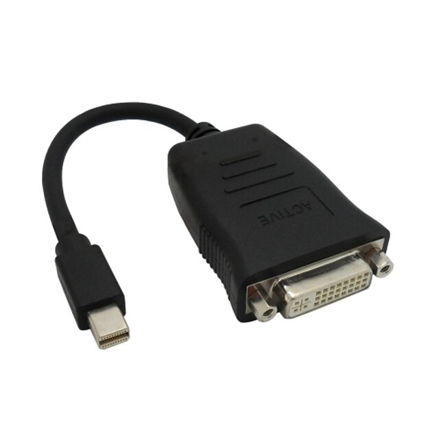  ATI Eyefinity-aktiv mini Displayport till DVI adapterkabel aktiv dp till DVI enda länk adapterkabel stöd 6 lcd