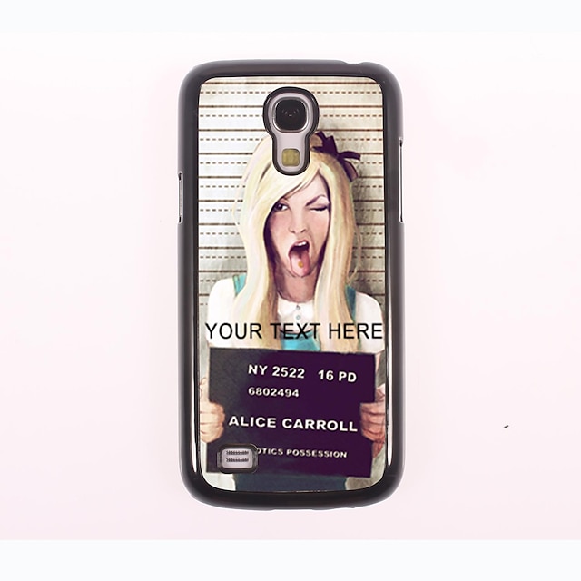  персонализированные телефон случае - прекрасная девушка металлический корпус дизайн для Samsung Galaxy S4