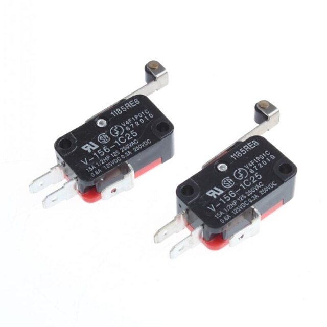  Micro Switch Off-on for Electronics DIY (2PCS)