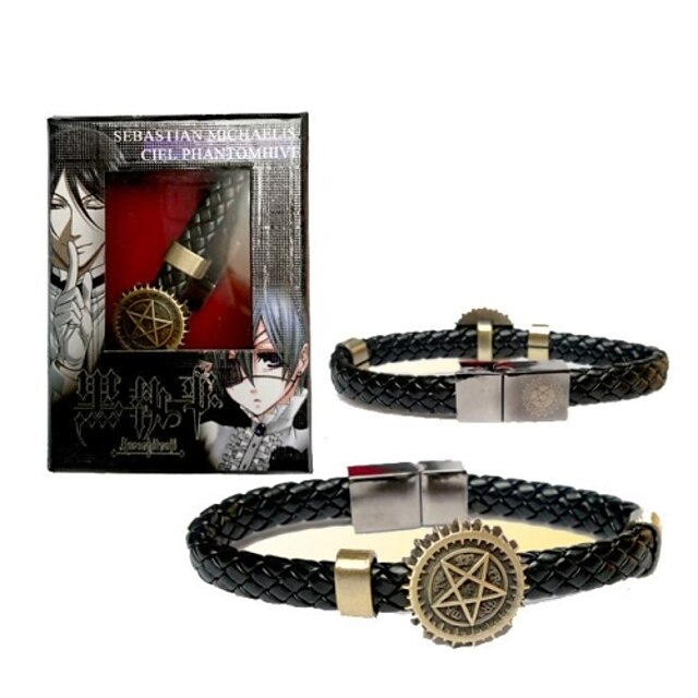  Jewelry Inspired by Black Butler Cosplay Anime Cosplay Accessories Bracelet Alloy Men's New Halloween Costumes