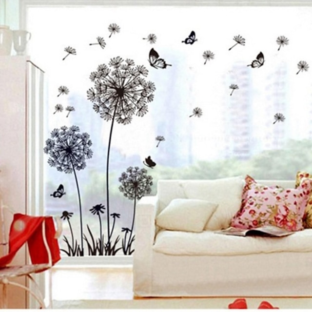  Decorative Wall Stickers - Plane Wall Stickers Botanical Living Room / Bedroom / Study Room / Office / Removable