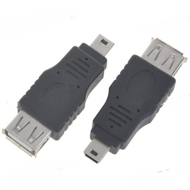  minismile ™ mini usb on-the-go hosten OTG-adapter (2-pack)