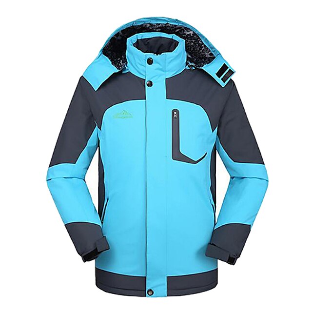  Men's Ski Jacket Outdoor Winter Waterproof, Thermal / Warm, Windproof Winter Jacket / Top Skiing / Camping / Hiking / Climbing / Breathable / Breathable