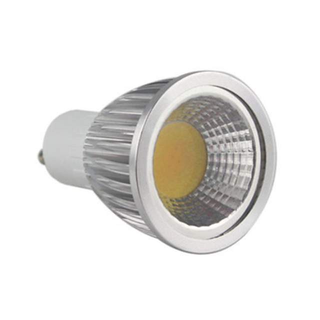  500-550 lm GU10 LED szpotlámpák MR16 1 led COB Tompítható Hideg fehér AC 110-130V