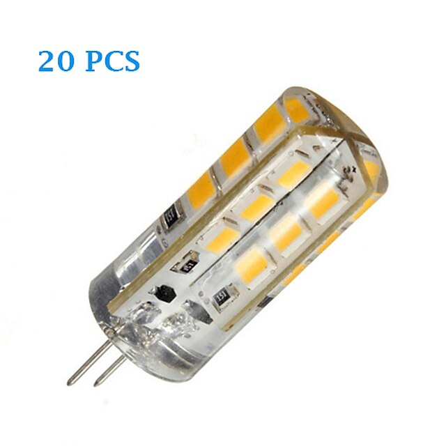  YWXLIGHT® 20pcs 3 W LED-lampor med G-sockel 270 lm G4 24 LED-pärlor SMD 2835 Varmvit Kallvit 12 V