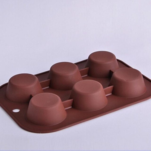  Molde Chocolate Bolo Biscoito Silicone Amiga-do-Ambiente Anti-Aderente Alta qualidade