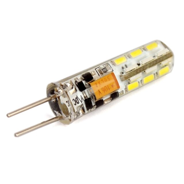  1 szt. Żarówki LED bi-pin 110 lm G4 T 24 Koraliki LED SMD 3014 Ciepła biel Zimna biel 12 V
